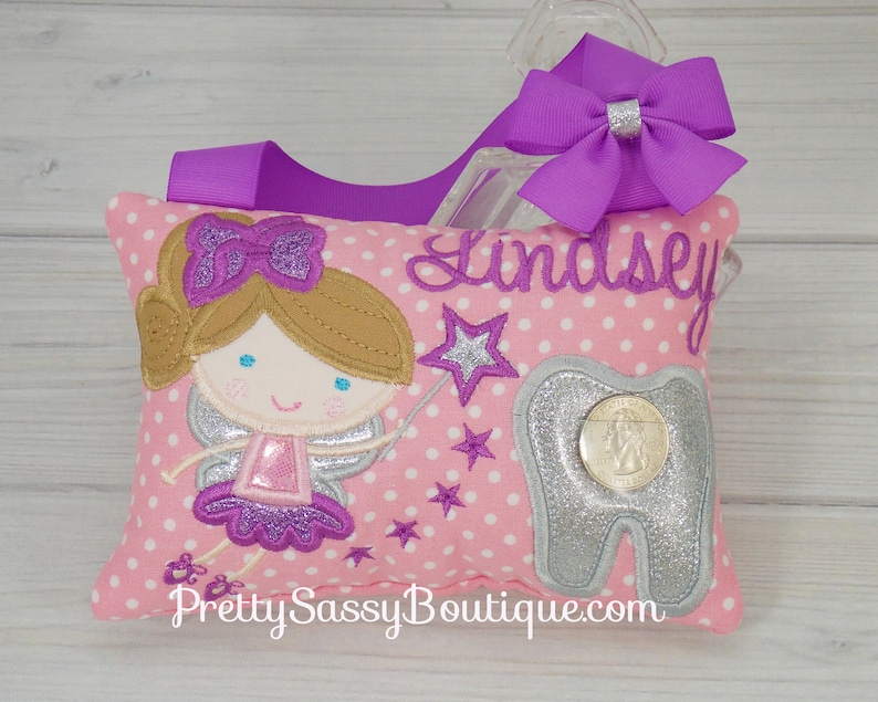 Ballerina Tooth Fairy Pillow Tooth Fairy Pillow Girls Tooth Pillow Tooth pillow