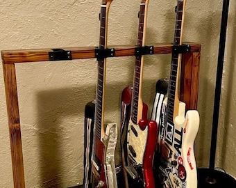 Soporte para guitarra eléctrica - Estuche para guitarra - Soporte para instrumentos - Decoración del hogar