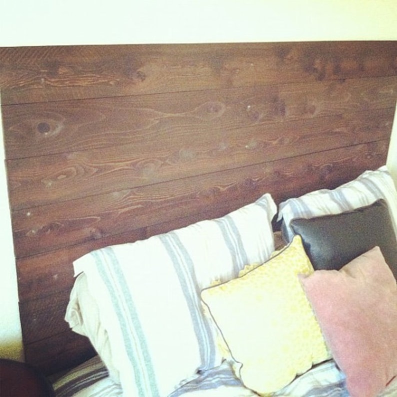 Rustic Wooden Headboard