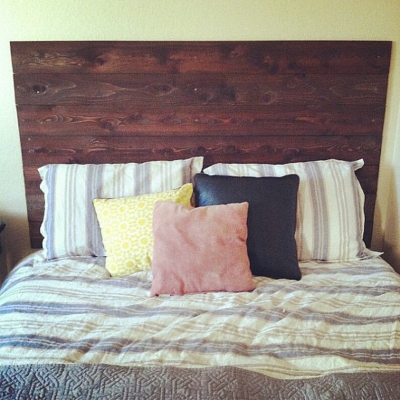 Rustic Wooden Headboard