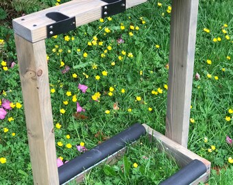 Soporte vertical de madera para guitarra - Estuche para guitarra - Soporte para instrumentos - Decoración del hogar