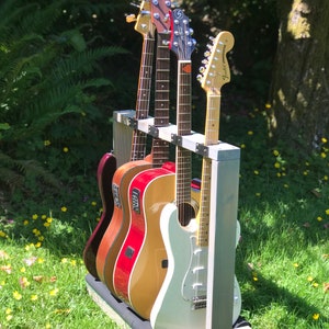 Upright Wooden Guitar Rack - Guitar Case - Instrument Holder - Home Decor
