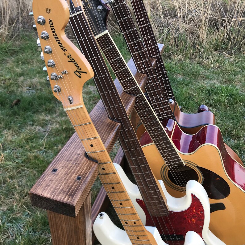 Leaning Wooden Guitar Rack Guitar Case Instrument Holder - Etsy