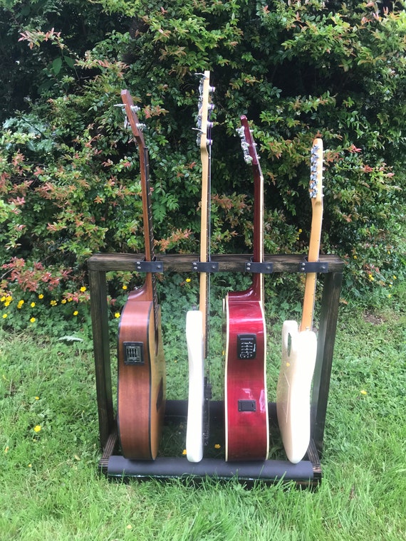 vertical guitar rack