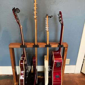 Upright Wooden Guitar Rack - Guitar Case - Instrument Holder - Home Decor