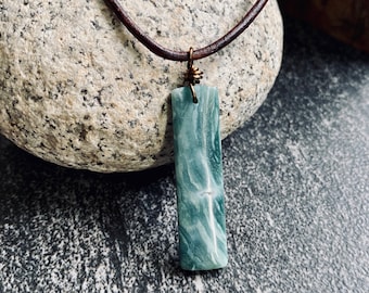 Mens Jade Necklace, Jade Necklace, Good Luck Gift for Men, Mens Stone Necklace,Mens Leather Necklace,Gift for Husband,Man Necklace