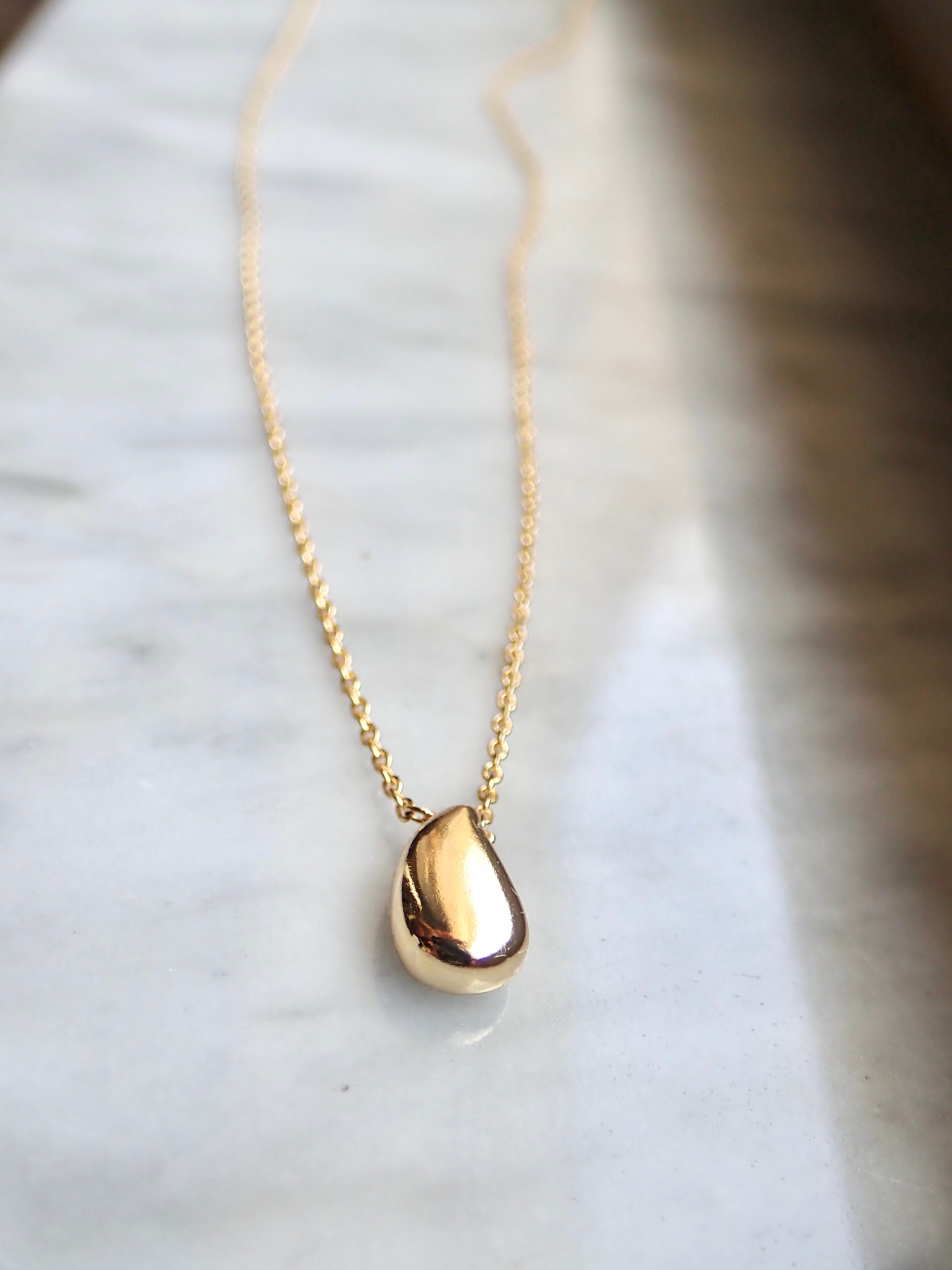 ■ENGBROX■ water drop long necklace EBNL25046SV water drop long necklace - ENGBROX | 60% - Asian Fashion