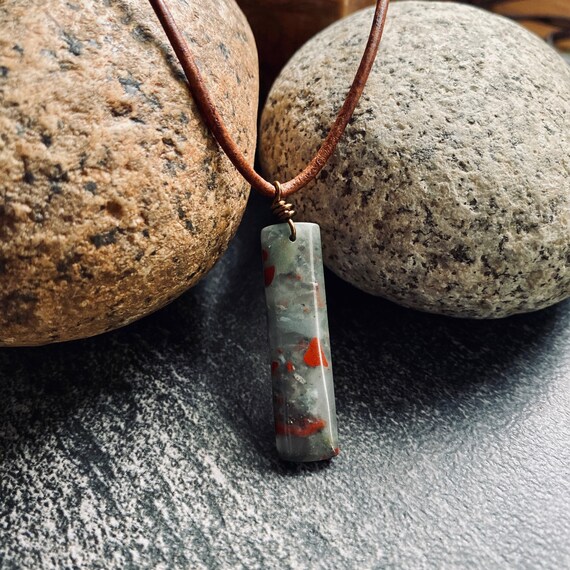 Mens bloodstone pendant discount