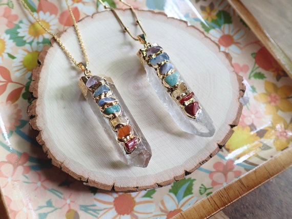 Earthbound crystal necklace deals
