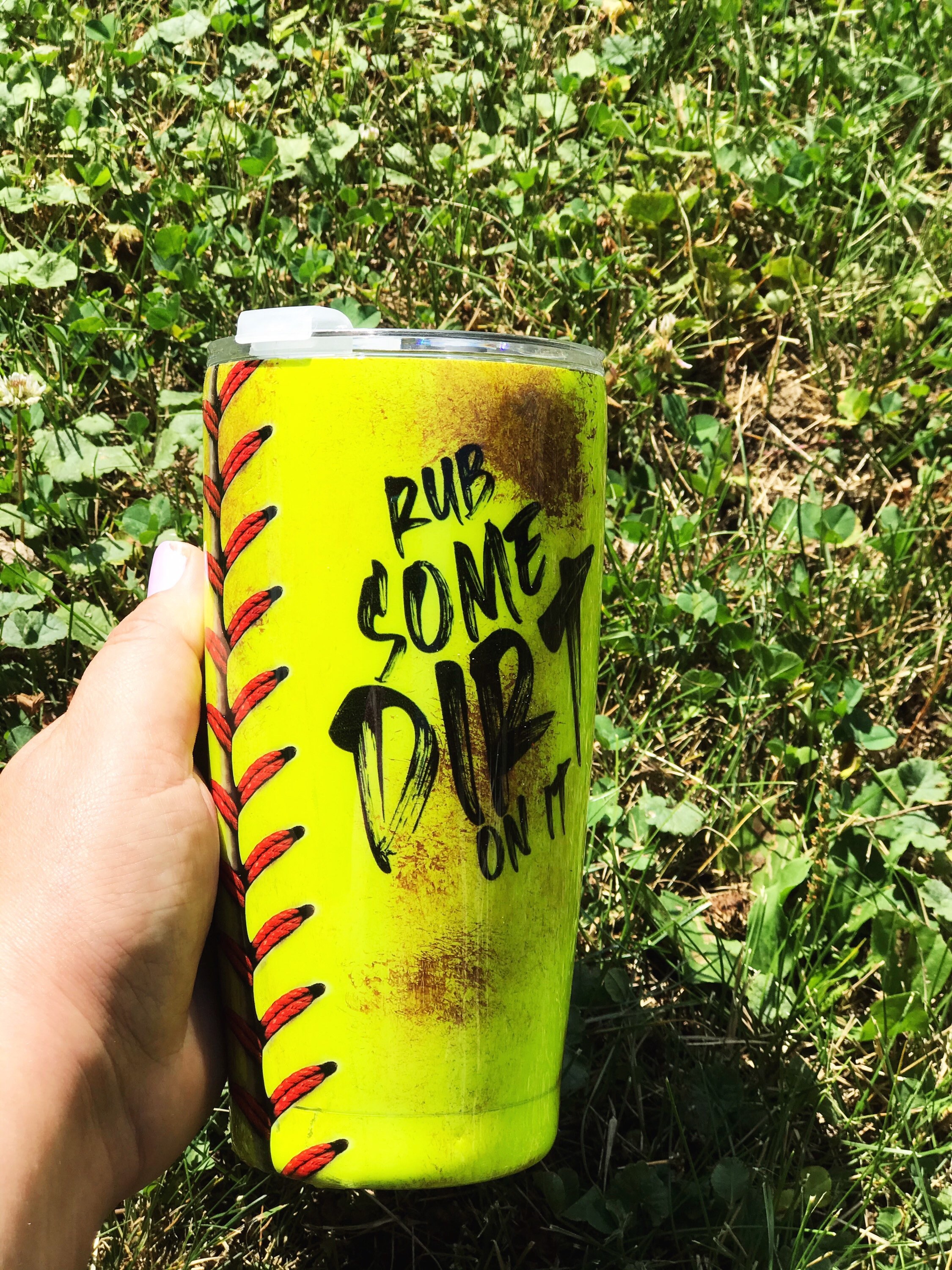 Softball tumbler/Dirty softball tumbler Etsy