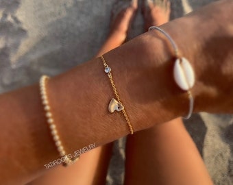 Minnie Heart Bracelet, Gold Heart Bracelet, Valentine's Day Gift, Silver Heart Bracelet, Personalized Jewelry, Friendship Bracelet