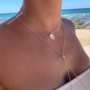 Healing Crystal Quartz Necklace, Crystal Quartz Necklace, Rock Crystal Necklace, Clear Crystal Necklace, Crystal Choker