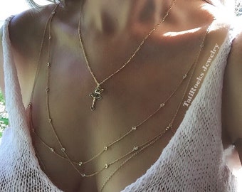 Sujetador de cadena criminal, sujetador de cadena de diamante, sujetador de cadena CZ, cadena de cuerpo de oro, sujetador de cadena de oro, cadena de cuerpo CZ, cadena de cuerpo Boho