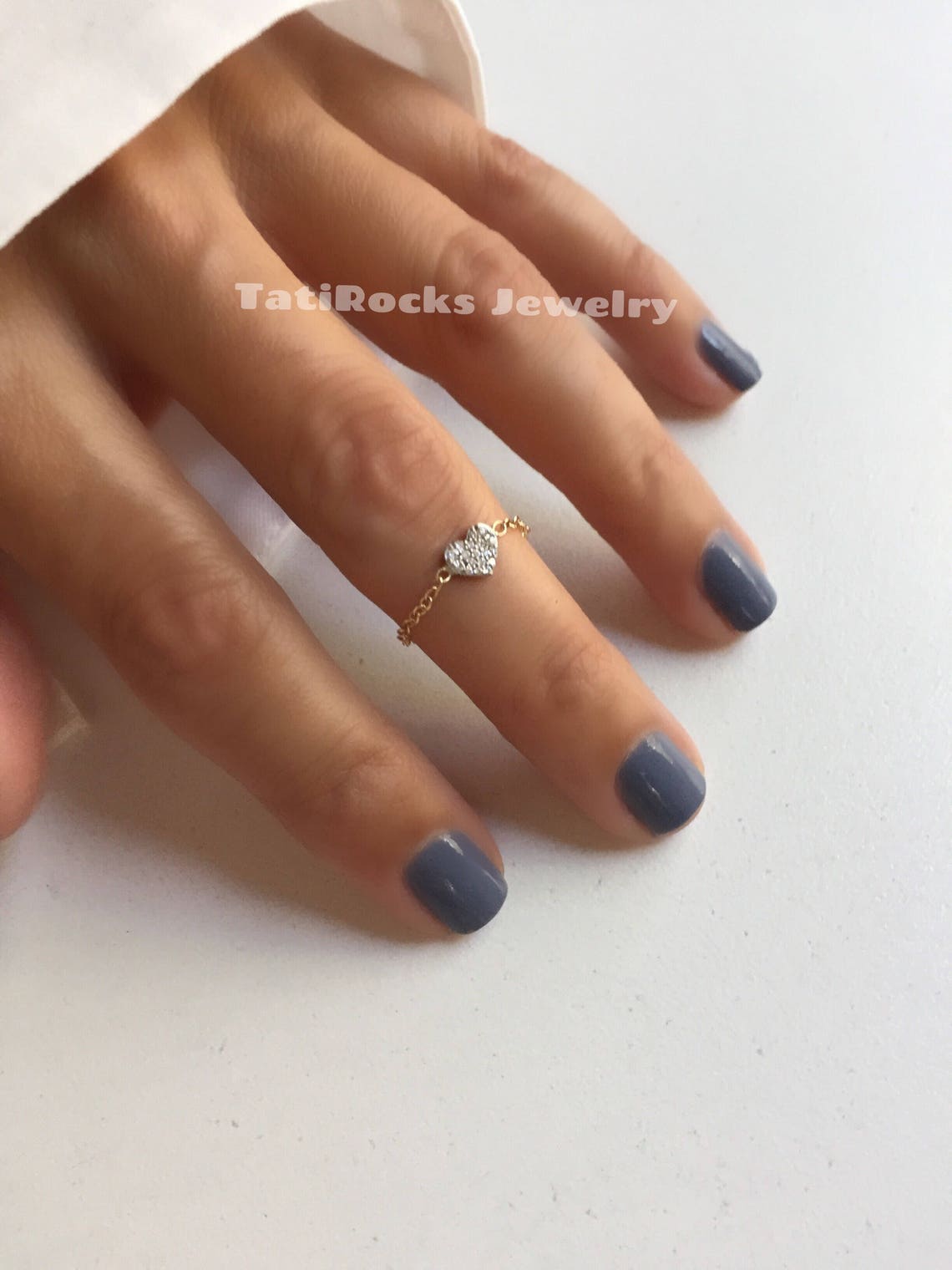 Lover Diamond Heart Ring Diamond Heart Ring Promise Ring Etsy