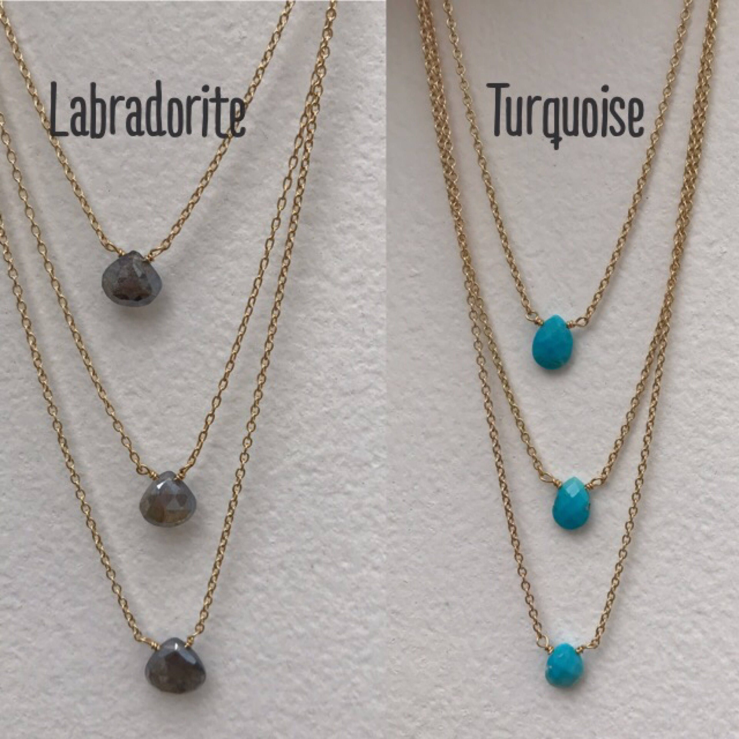 Endless Turquoise Necklace, Layered Choker, Sleeping Beauty