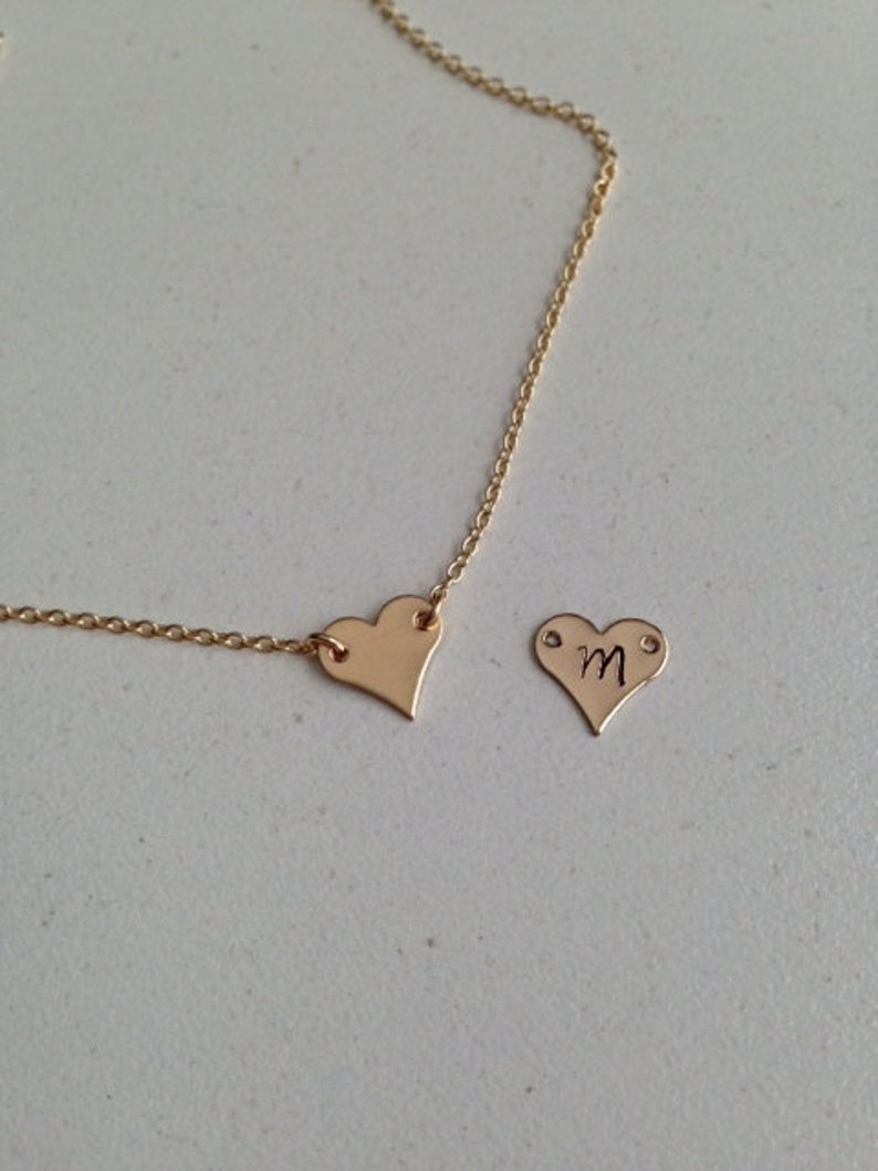 Sweet Heart Anklet, Gold Heart Anklet, Valentine's Day Gift, Silver Anklet, Heart Charm, Rose Gold Anklet, Personalized Jewelry, Mom Gift image 5