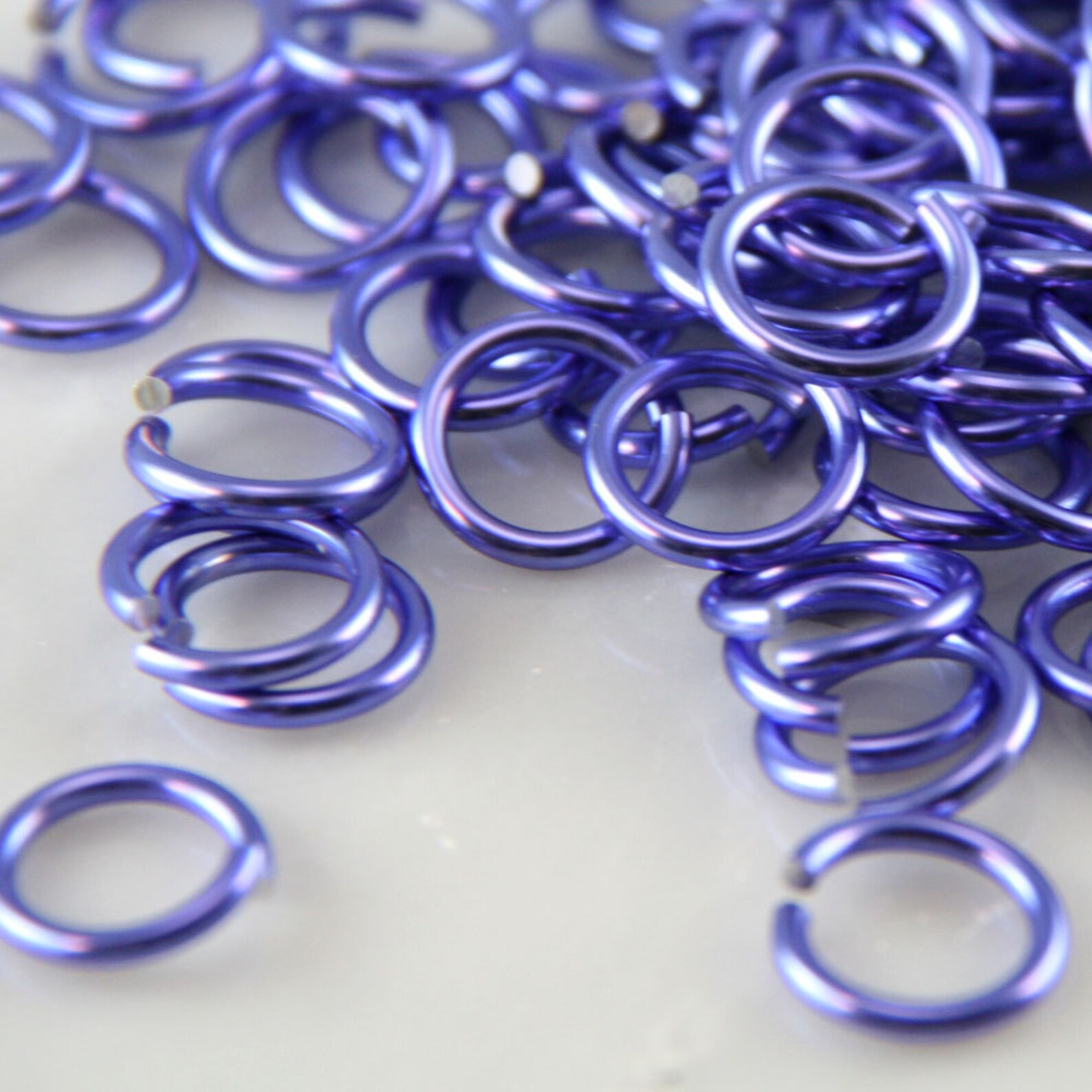 16 ga 5/16 Purple Anodized Aluminum Chainmail Jump Rings 125 Etsy
