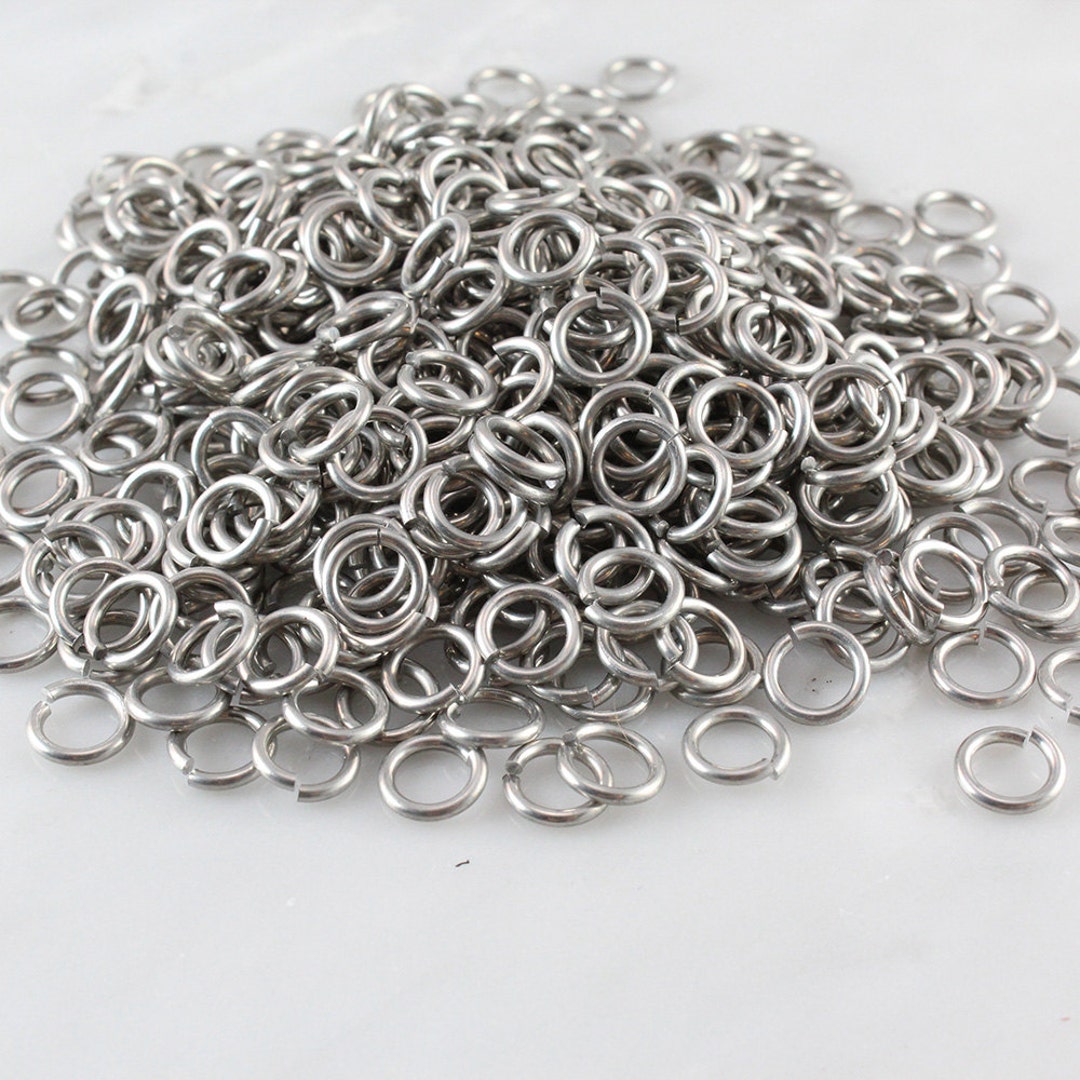 18 Ga 3/16 500 Bright Aluminum Chainmail Jump Rings 1 Oz Etsy