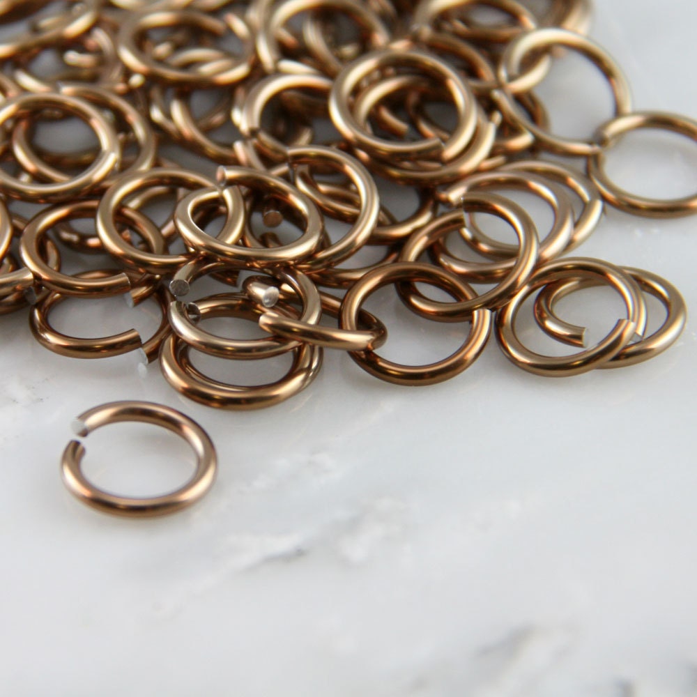 Large 40mm OD Jump Ring Antique Bronze Circle 8gauge Set of 10 A7929 –  VeryCharms