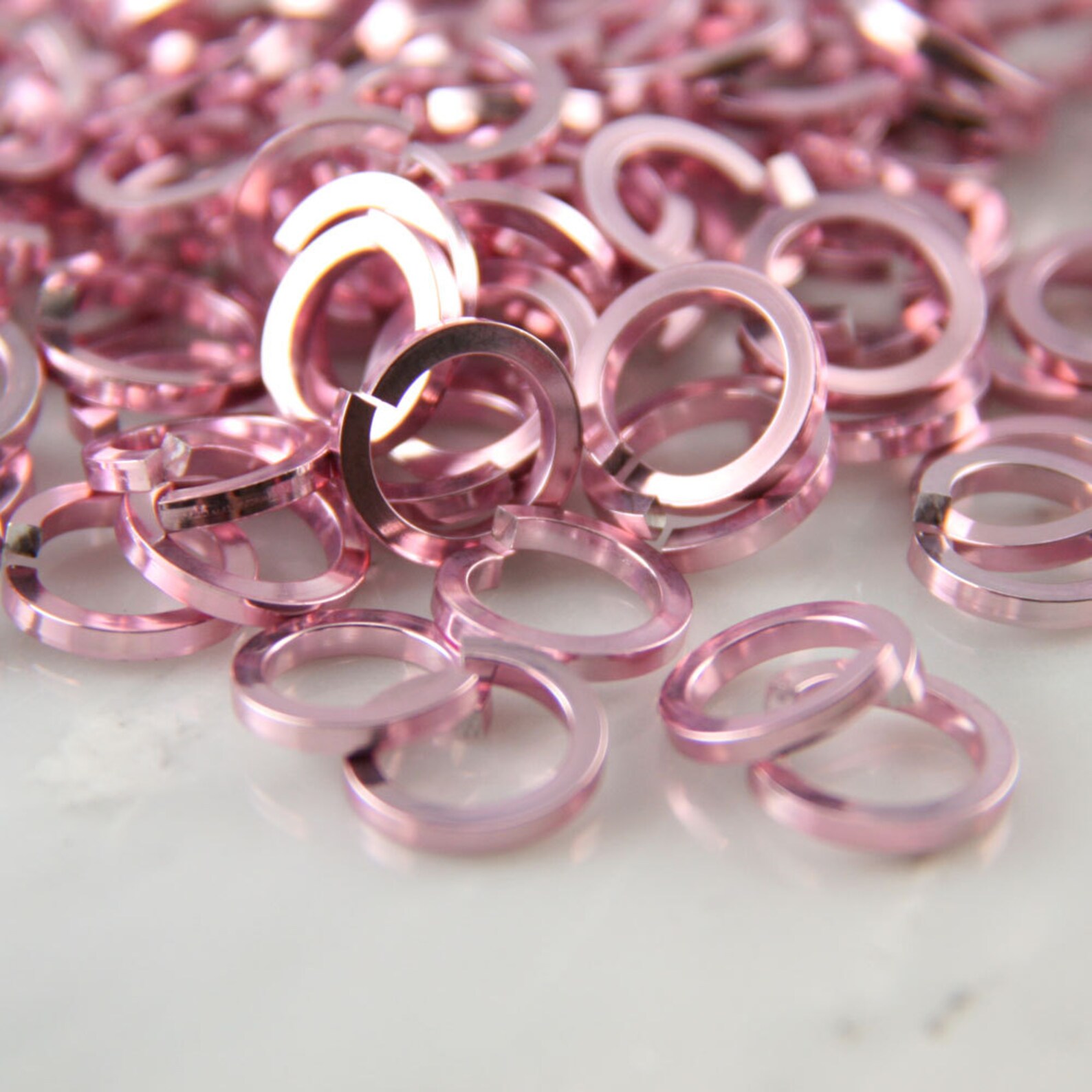 16 ga 5/16 125 Platz rosa eloxierte Aluminium Chainmail Jump | Etsy