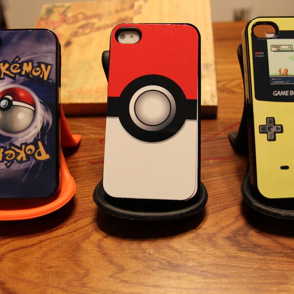 Pokemon Bundle / Pokeball / Card / Pikachu Game Boy / Apple Iphone 4 / 4s 5 Case