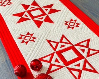 Tischläufer, Table Runner, PDF  - Anleitung,  "Scandic" Weihnachten, Christmas, X-mas, Xmas, Diy,