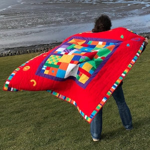 Quilt &quot;Competition of Colors&quot;