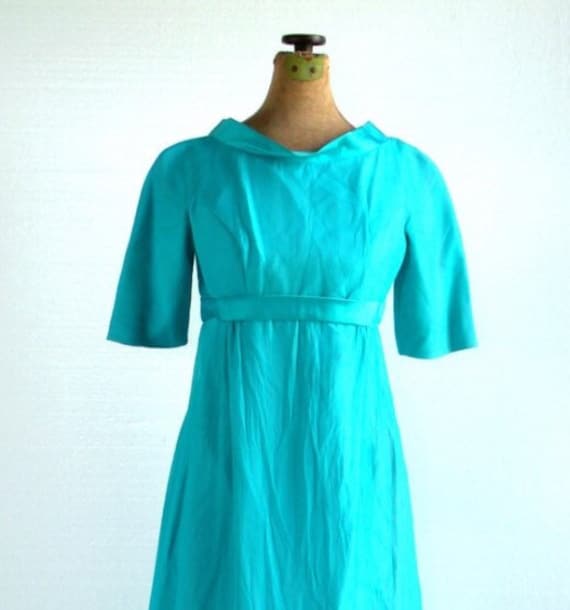 Vintage Gown - 1960s Cocktail Gown - Vintage Crepe