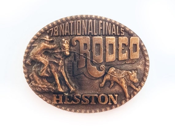 70’s Rodeo Revival Wood Brass Bird Belt Buckle by Designer Hand Crafted main image 1