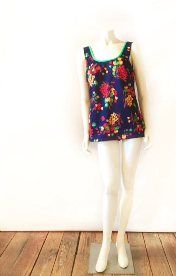 Vintage 1970s Swimsuit - 1970s 2 Piece Swimsuit -