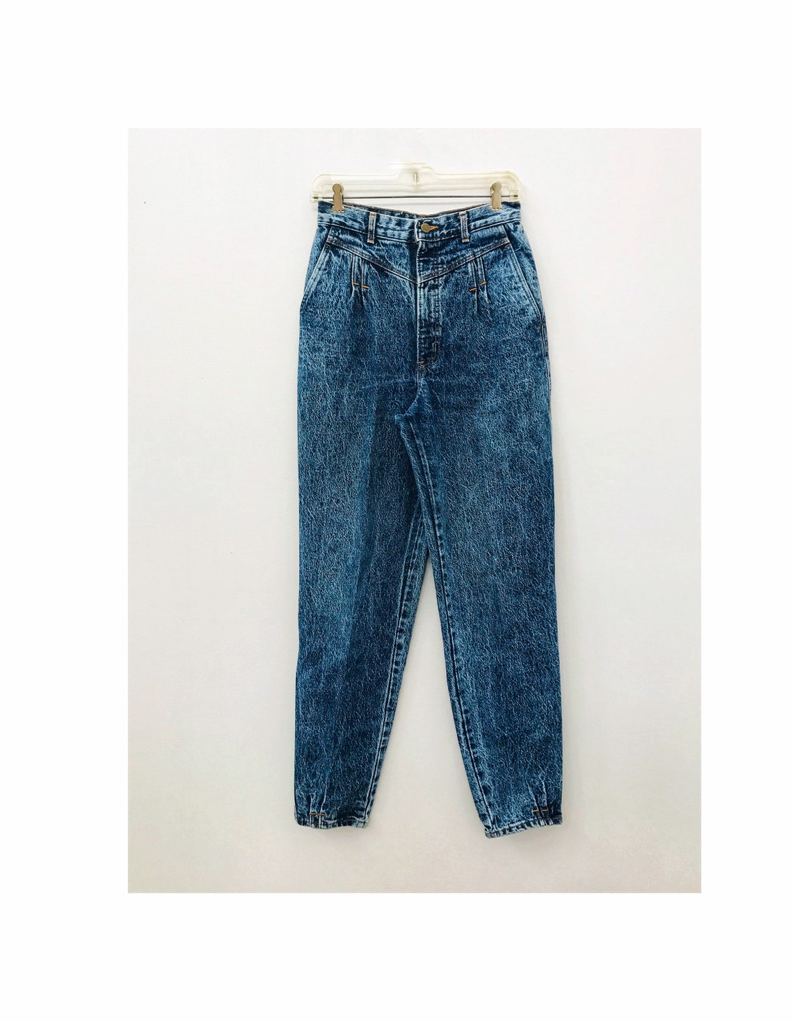 Vintage 1980s Sunset Blues Jeans 80s High Waist Tapered Leg | Etsy