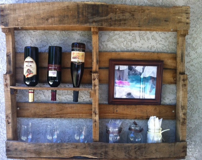Pallet Wine Rack Etsy