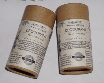 Organic Underarm Cream Deodorant: Sensitive Skin, Zero Waste (1.35 oz)