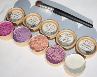 Natural Clay Eyeshadow Powder: Vegan, Zero Waste, Plant and Clay Based, Homemade, Simple, Ancient Makeup, NO MICA or FAKE ingredients