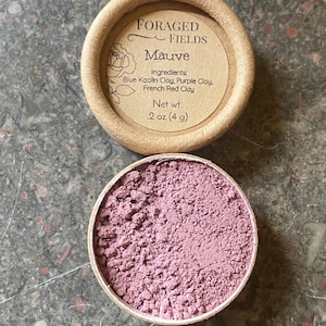 Natural Clay Eyeshadow Powder: Vegan, Zero Waste, Plant and Clay Based, Homemade, Simple, Ancient Makeup, NO MICA or FAKE ingredients image 9
