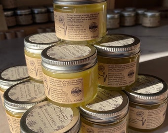 Natural Face Cream: Handmade Balm with Vegan Option, Highest Quality Ingredients, Zero Waste, Small Batch