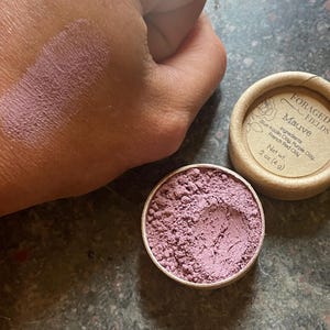 Natural Clay Eyeshadow Powder: Vegan, Zero Waste, Plant and Clay Based, Homemade, Simple, Ancient Makeup, NO MICA or FAKE ingredients image 8