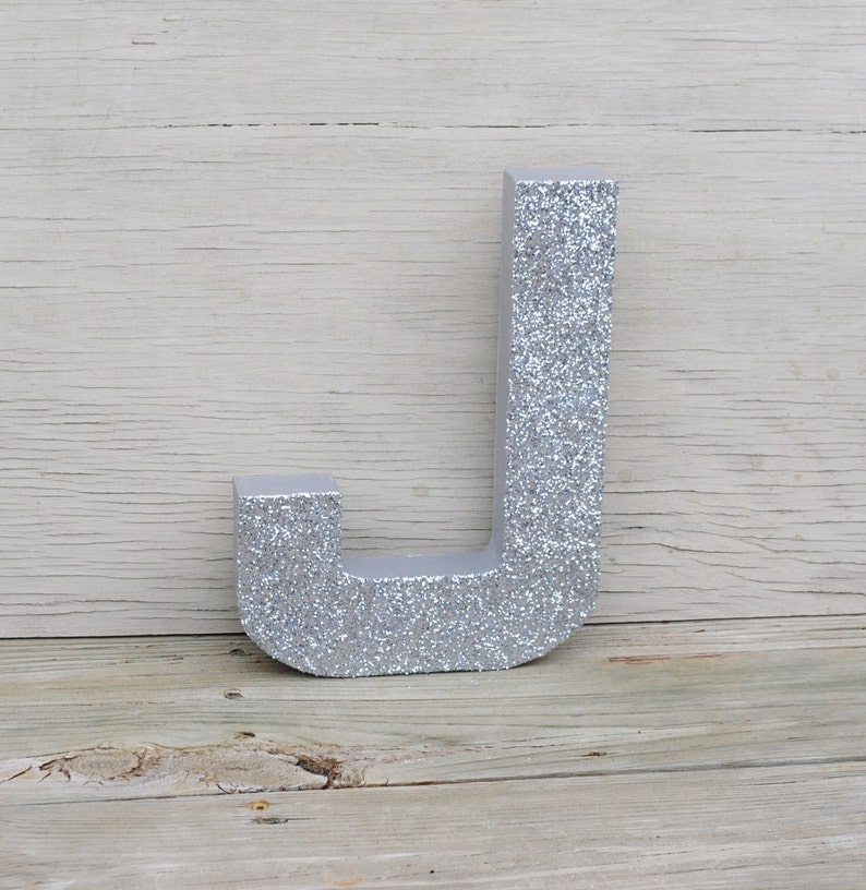 Wedding Reception Decor Decorative Silver Glitter 12 Stand Up Wall Letters Photo Prop Birthday Decoration Engagement