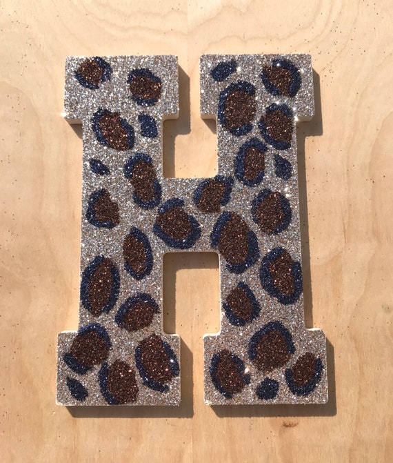 Decorative 5 Champagne Silver Leopard Cheetah Print Etsy
