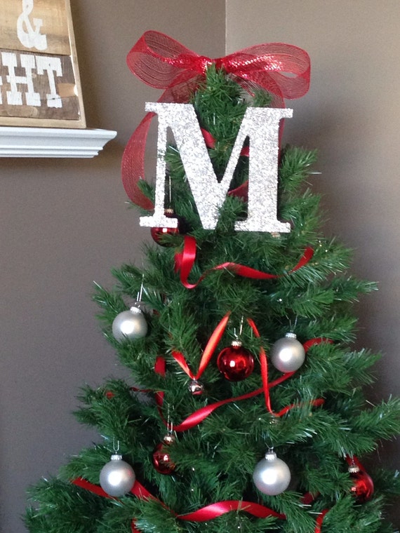 Initial Decorative 13 Candy Cane Red Striped Monogram Christmas