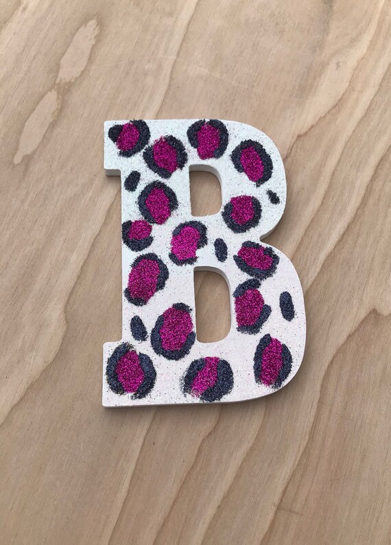 Decorative 5 White And Pink Leopard Cheetah Animal Print Etsy