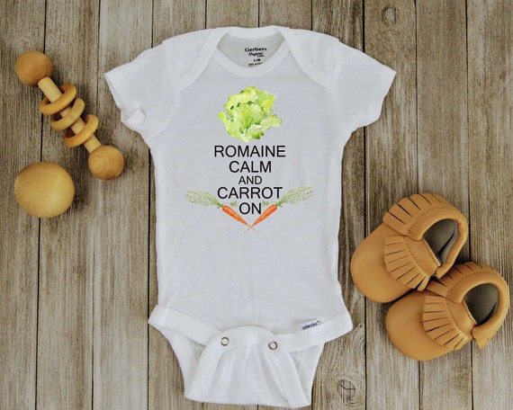Divertido bebé Onesie ropa de bebé divertida calma romaní y | Etsy México