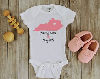 Kentucky Birth Announcement, Kentucky Onesie, Kentucky Coming Home, Born in Kentucky