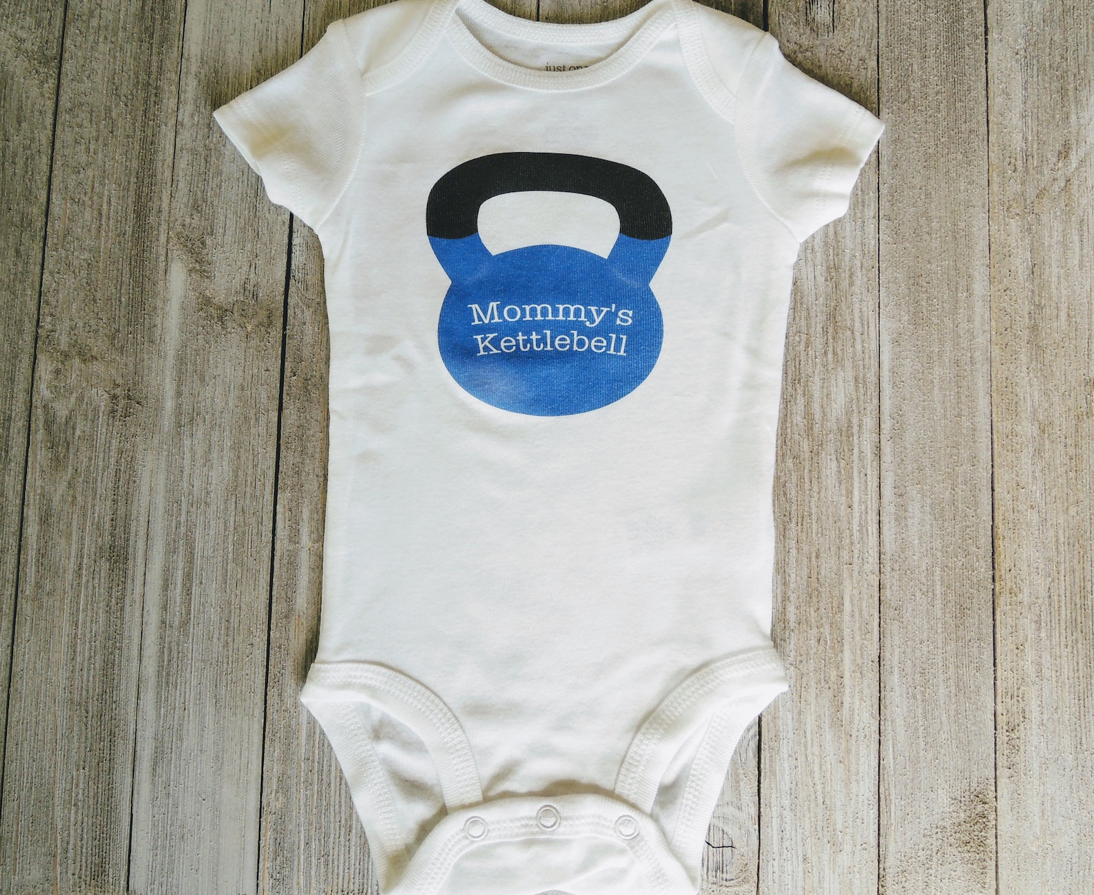 Mommy's Kettlebell onesie crossfit baby shirt crossfit Etsy