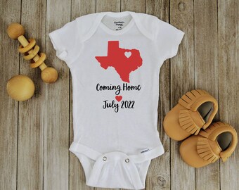 Texas Birth Announcement, Texas Onesie, Texas Coming Home, Born in Texas