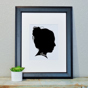 Custom Silhouette, Child Silhouette, Custom profile, Cameo digital download