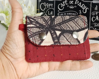 Women's purse, textile purse, card holder