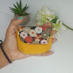 Porte-monnaie femme, porte-monnaie moderne, porte-monnaie textile, porte cartes, bourse