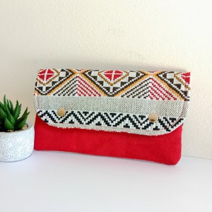 Portefeuille rouge,  porte-monnaie,  étui pour téléphone,  porte-documents, portefeuille pour femme