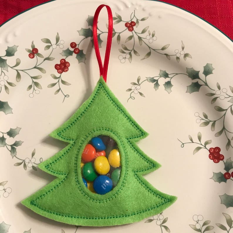 Christmas Tree Wreath Holiday Place Setting Favor - Etsy